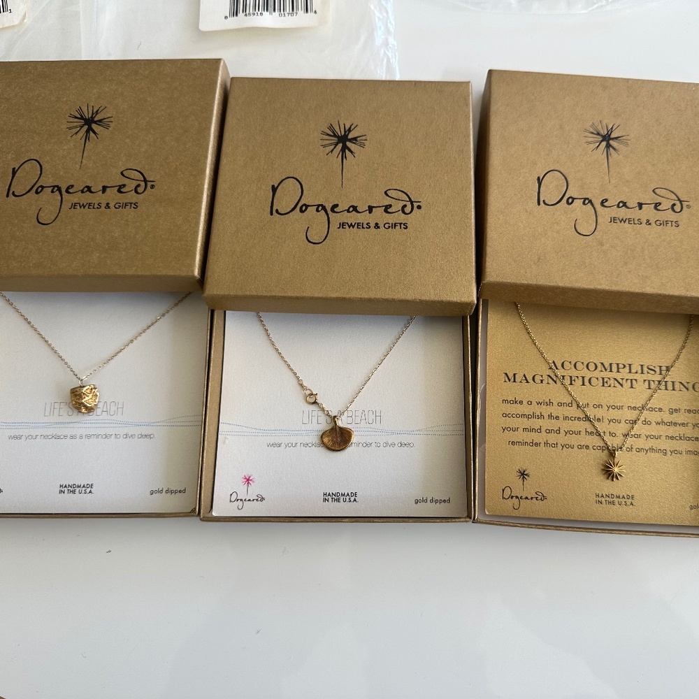 3 (THREE) Dogeared Necklace - Necklaces - Jewels & Gifts- BRAND NEW!!!